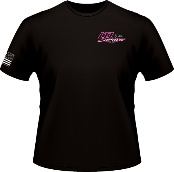 LTI Pink Black T-shirt - Image 2