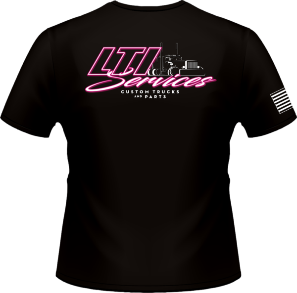 LTI Pink Black T-shirt