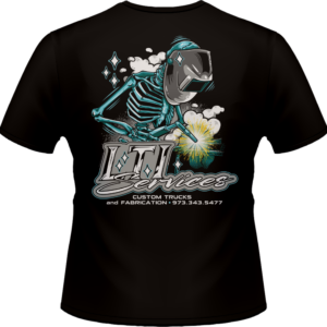LTI Skeleton Black T-shirt