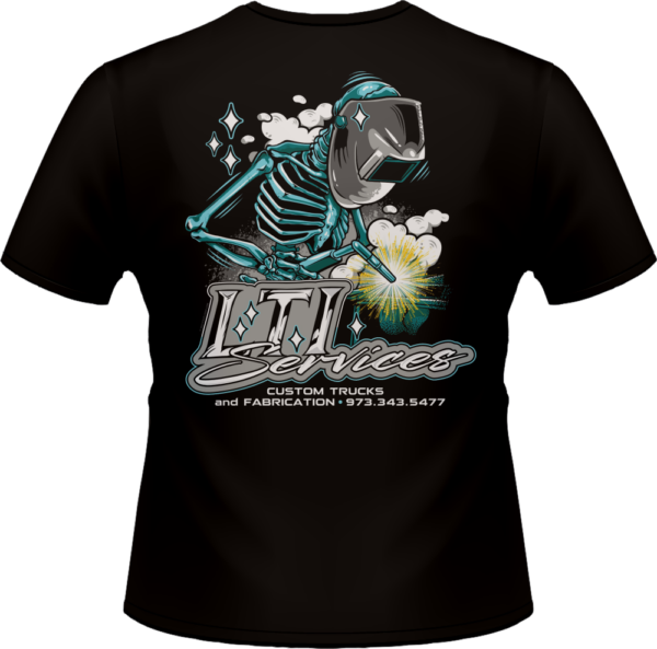LTI Skeleton Black T-shirt