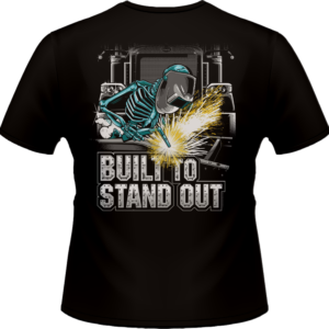 LTI Skeleton Welding Black T-shirt