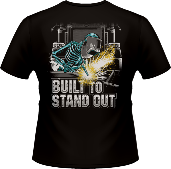 LTI Skeleton Welding Black T-shirt